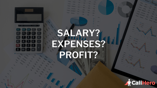 What is the price range of admin salary and wage expenses to your clinic's profits?